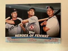 Heroes of Fenway [Yaz, Williams, Garciaparra] Baseball Cards 2001 Topps Combos Prices