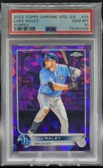 Luke Raley [Purple] #US24 Baseball Cards 2022 Topps Chrome Update Sapphire Prices