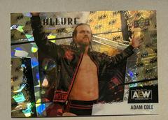 Adam Cole [Logo] #101 Wrestling Cards 2022 Upper Deck Allure AEW Prices
