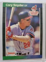 Cory Snyder #191 Baseball Cards 1989 Donruss Prices