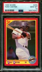 Tony Gwynn #255 Baseball Cards 1990 Score Prices