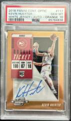 Kevin Huerter [White Jersey Autograph Orange] #117 Basketball Cards 2018 Panini Contenders Optic Prices
