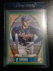 Freddie Freeman [Green] #1 Baseball Cards 2021 Topps Gypsy Queen Prices