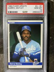 Darryl Motley Baseball Cards 1984 Fleer Update Prices