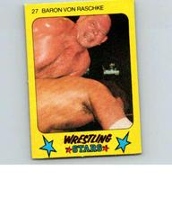 Baron Von Raschke #27 Wrestling Cards 1986 Monty Gum Wrestling Stars Prices