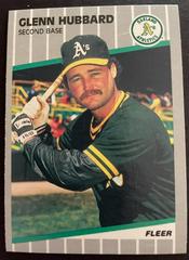 Glenn Hubbard #12 Baseball Cards 1989 Fleer Prices