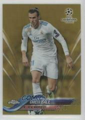 Gareth Bale [Gold Refractor] #75 Soccer Cards 2017 Topps Chrome UEFA Champions League Prices