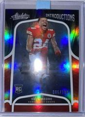Skyy Moore [Spectrum Red] #INT-16 Football Cards 2022 Panini Absolute Introductions Prices