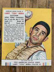 Larry Yogi Berra Baseball Cards 1953 Red Man Tobacco Prices