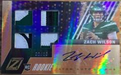 Zach Wilson [Patch Autograph Gold] #82 Football Cards 2021 Panini Zenith Prices