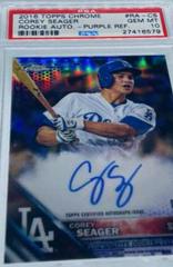 Corey Seager [Purple Refractor] Baseball Cards 2016 Topps Chrome Rookie Autographs Prices