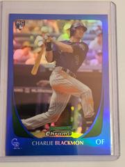 Charlie Blackmon [Blue Refractor] Baseball Cards 2011 Bowman Chrome Draft Prices