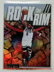Anthony Edwards #3 Basketball Cards 2023 Panini Recon Rock the Rim Prices