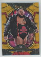 Bronson Reed [Gold Wave] #100 Wrestling Cards 2023 Panini Select WWE Prices