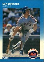 Len Dykstra #6 Baseball Cards 1987 Fleer Prices