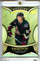 Logan Cooley [Gold Spectrum] #R-LC Hockey Cards 2023 Upper Deck Black Diamond Exquisite Collection Rookie Prices