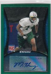 Marcus Henry [Autograph Green] #BC101 Football Cards 2008 Bowman Chrome Prices