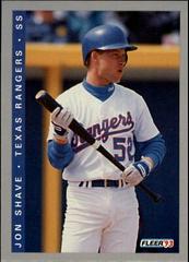 Jon Shave #F-283 Baseball Cards 1993 Fleer Final Edition Prices