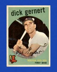 Dick Gernert #13 Baseball Cards 1959 Topps Prices