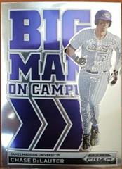 Chase DeLauter #BMC-CD Baseball Cards 2022 Panini Prizm Draft Picks Big Man on Campus Prices