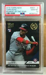 Juan Soto #MOY-9 Baseball Cards 2018 Topps Now Moment of the Year Prices