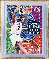 Chris Webber Basketball Cards 1994 Ultra Power in the Key Prices