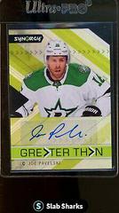 Joe Pavelski #GT-JP Hockey Cards 2022 Upper Deck Synergy Greater Than Signatures Prices