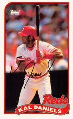 Kal Daniels #97 Baseball Cards 1989 Topps Ljn Baseball Talk Prices