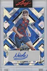 Nico Gonzalez [Blue Crystal] Soccer Cards 2022 Leaf Metal Autographs Prices