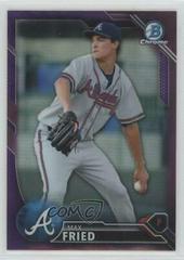 Max Fried [Chrome Purple Refractor] #BCP113 Baseball Cards 2016 Bowman Prospects Prices