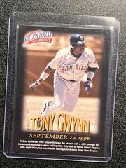 Tony Gwynn #46 Baseball Cards 1997 Fleer Million Dollar Moments Prices