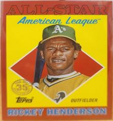 Rickey Henderson [Red] #88AS-32 Baseball Cards 2023 Topps 1988 All Star Prices