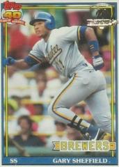 Gary Sheffield #68 Baseball Cards 1991 Topps Desert Shield Prices
