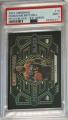 Donovan Mitchell [Green] Basketball Cards 2021 Panini Obsidian Pitch Black Prices