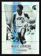 Magic Johnson [Mojo Prizm] Basketball Cards 2021 Panini Prizm Draft Picks Flashback Prices