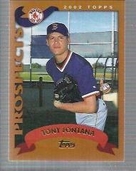 Tony Fontana #T244 Baseball Cards 2002 Topps Traded Prices