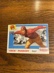 Chub Peabody #72 Football Cards 1955 Topps All American Prices