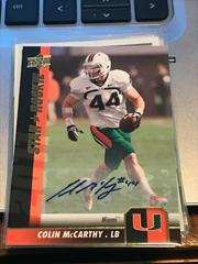 Colin McCarthy [Autograph] Football Cards 2011 Upper Deck Prices