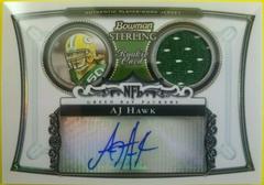 A.J. Hawk [Jersey Refractor] Football Cards 2006 Bowman Sterling Prices