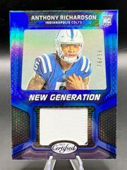 Anthony Richardson [Blue] #NGJM-23 Football Cards 2023 Panini Certified New Generation Jerseys Mirror Prices