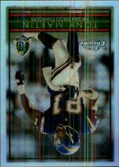 Tony Martin [Refractor] #148 Football Cards 1996 Topps Chrome Prices