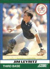 Jim Leyritz Baseball Cards 1991 Score Rising Stars Prices