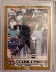 Jose Ramirez [Gold] #ASG-22 Baseball Cards 2022 Topps Update All Star Game Prices