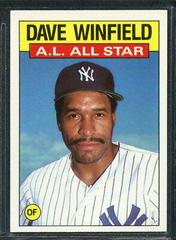 Dave Winfield #717 Baseball Cards 1986 Topps Tiffany Prices