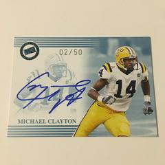 Michael Clayton [Blue] Football Cards 2004 Press Pass Autograph Prices