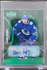 Quinn Hughes [Green Autograph] Hockey Cards 2021 Skybox Metal Universe Prices