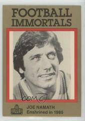 Joe Namath #2 Football Cards 1985 Football Immortals Prices