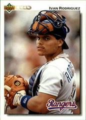 Ivan Rodriguez #245 Baseball Cards 1992 Upper Deck Prices