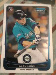 Alex Liddi [Xfractor] #6 Baseball Cards 2012 Bowman Chrome Prices