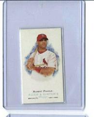 Albert Pujols [Mini Bazooka Back] Baseball Cards 2006 Topps Allen & Ginter Prices